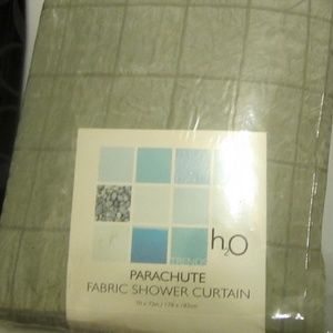 SHOWER CURTAIN PARACHUTE MATERIAL NEW JADE GREEN